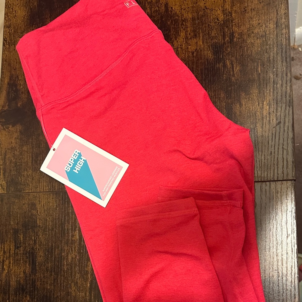 Fleo Vibrant Red Leggings